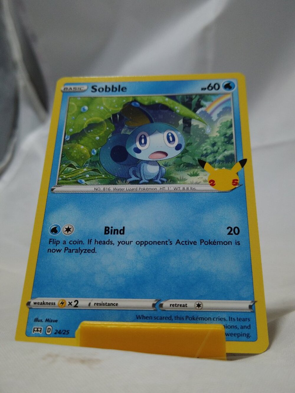 Pokemon Sobble 24/25 McDonald's Collection 2021 None NM